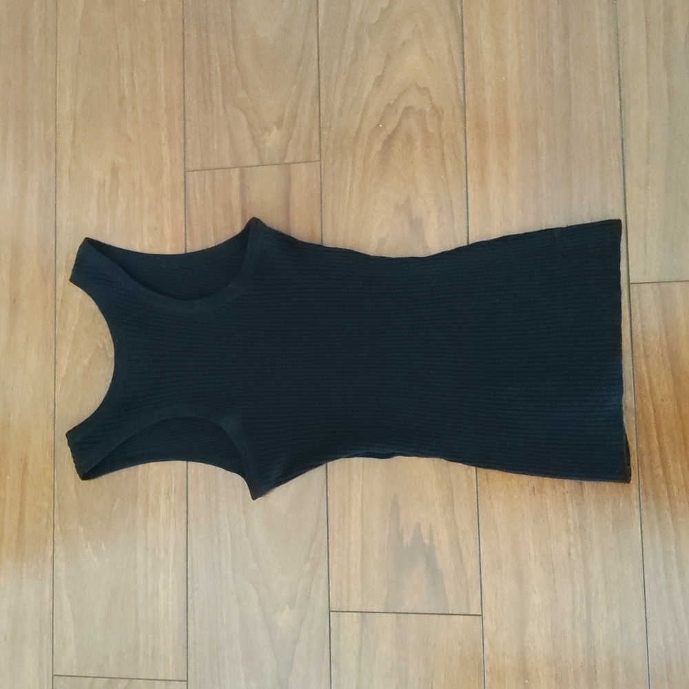 STELLA MCCARTNEY💥Nwot💥Black Ribbed Sleeveless Top - Picture 5 of 5